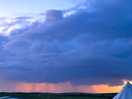 Rain storm in the distance