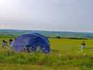 View of electric hook up site