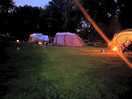 Night life with fire pits