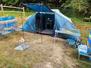 Woodland plot with electric hook up