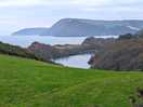 Coast path views to the east of hele valley campsite