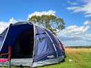 Our tent set up