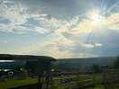 View from cow shed bar on site