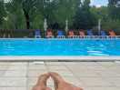A beautiful, quiet, clean pool.