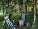 Bonus communal area, also had a table with a chess board, cabin with books etc and insect areas