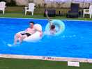 Pool was just the right temperature