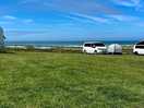 Sea view from pitch
