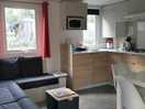 L'intérieur du mobil home 2 chambres.