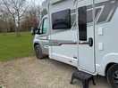 Lovely lawn and hard surface for motorhome