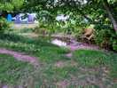 A pool within the river - perfect for nets and paddling, with a gkimpse of units beyond