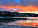 Tolle aussicht vom strand