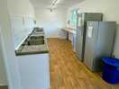Facilities for campers including washer, dryer and fridge and freezer.