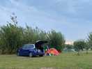 Spacious camping pitch