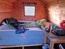 Best not to use an airbed like this, stick to a standard one. 3rd bed only suitable for a child.