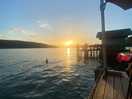 Sunset view from one of the restaurants on the lake side!