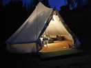Belltent at night
