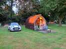 Our pod at sunset