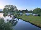Grange farm touring park at sunrise