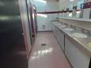 Shower cubicle corridor- washing