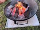 Fire pit and barbecue provided for toasted marshmallows