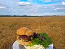 Burgers purchased from the farm shop