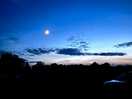The evening sky