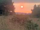 Sunset over the bay