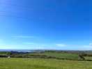 The view from our pitch, completely uninterrupted view of the beautiful countryside and seaside.