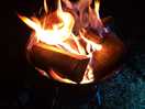 The flicker of a flame is relaxing