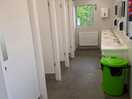 Clean bathroom area