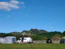 Beautiful views from rustic pitches