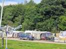 From our pitch, inbetween the residents accommodation