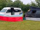 Large pitches, and plenty of space for two or more tents/campervans to pitch up together.