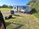 Our caravan set up