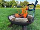 Fire pit was reasonably priced- s’mores and pizza made for a perfect evening!