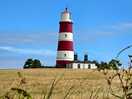 Happisburgh's lighthouse. must revisit when it's open.