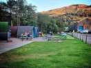 Small pitch area for tents.