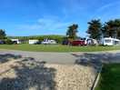 Tolle kulisse mit bergen und meer