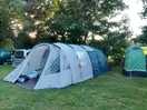 Out tent, on it's spacious pitch