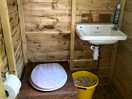 Toilet - my first time using a composting toilet!