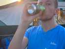 Beer in hand, sun out what else is better?
