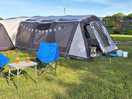 Big pitch size for our very big tent