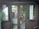 Entry to the cabin.