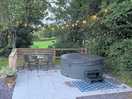 Hot tub area