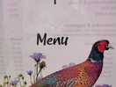 Cafe menu
