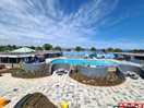 Pool from the jetty terrace