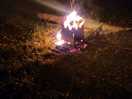 Fires were permitted. so we had a little one before bed while having a takeaway.