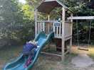 Playarea in the beer garden for the child