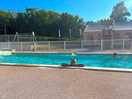 By the lovely pool
