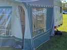 We came to try our awning fir the caravan